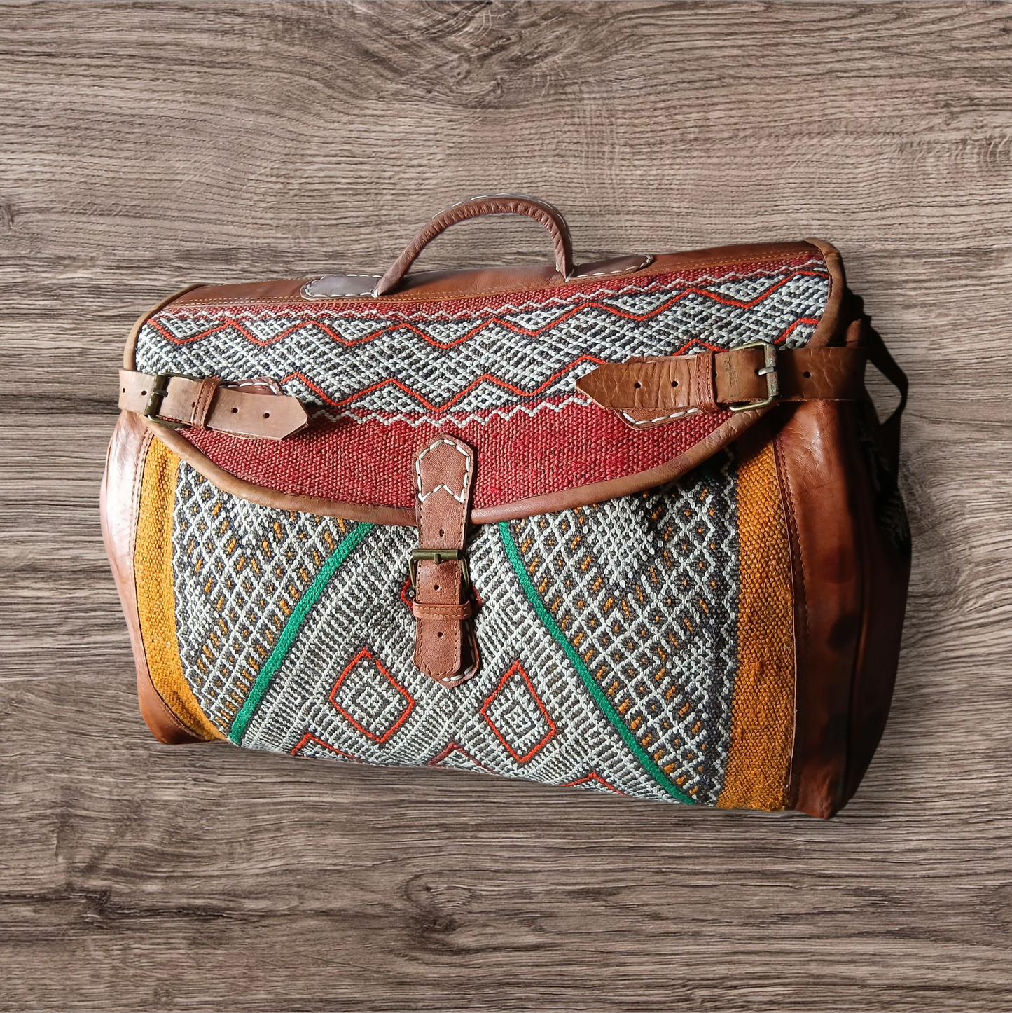 Large kilim Travel bag custom