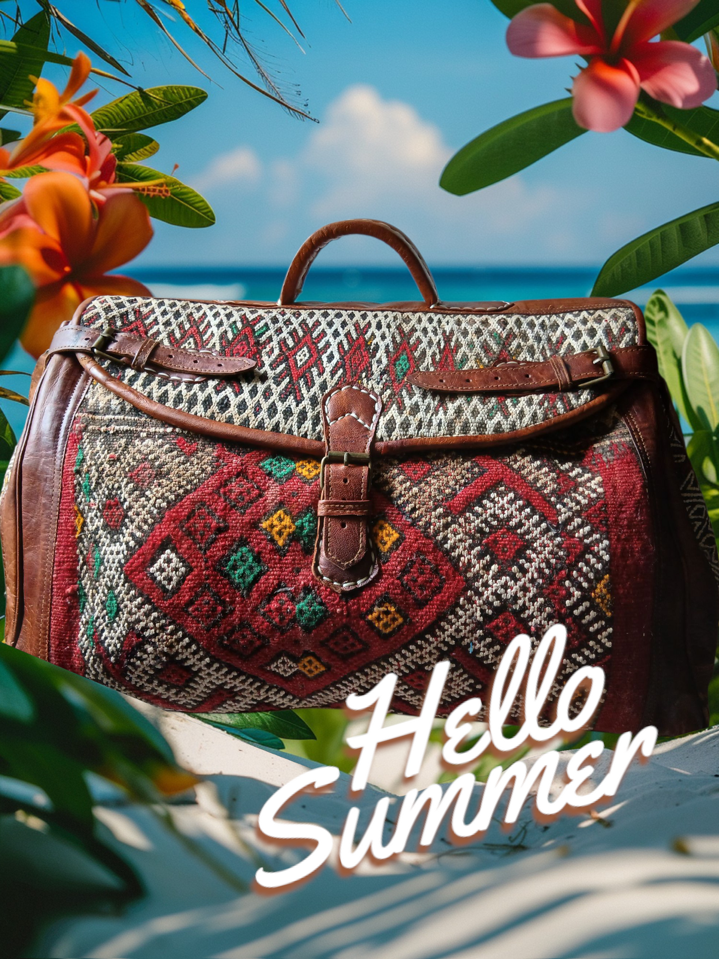 Custom order kilim Travel bag