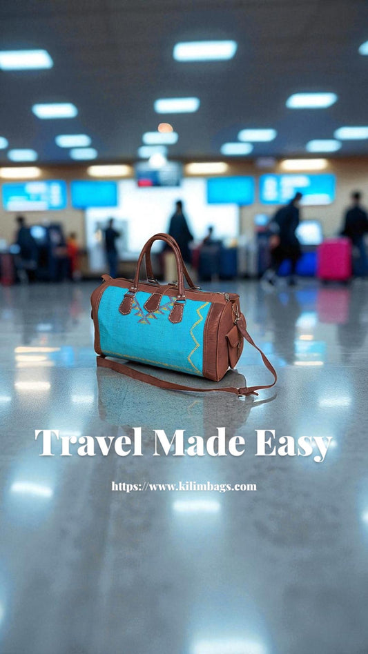 Kilim Travel Bag – Custom order only - Bespoke Handcrafted KilimBags