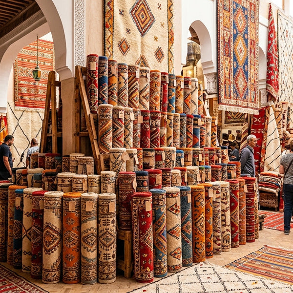 Moroccan carpets versus berber kilim rugs