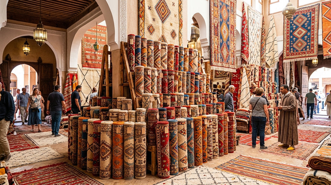 Moroccan carpets versus berber kilim rugs